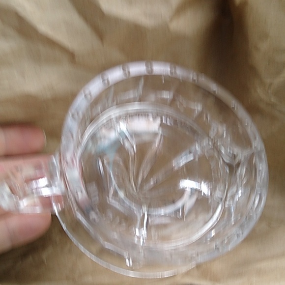 Vintage clear glass juicer with handle PATENTED JAN 6TH 1909 #912443 - Picture 4 of 7
